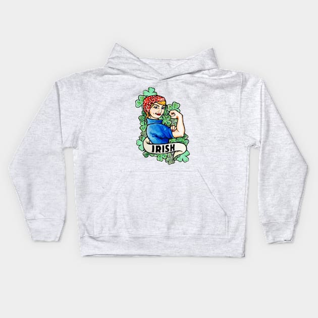 Irish Kids Hoodie by bubbsnugg